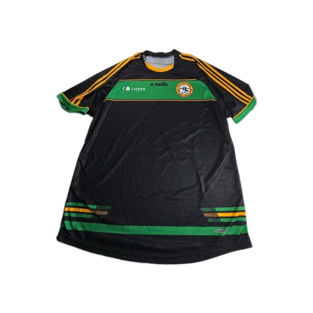 O'Neills Koolite Irish Soccer Jersey Size 2XL BLACK/GREEN
